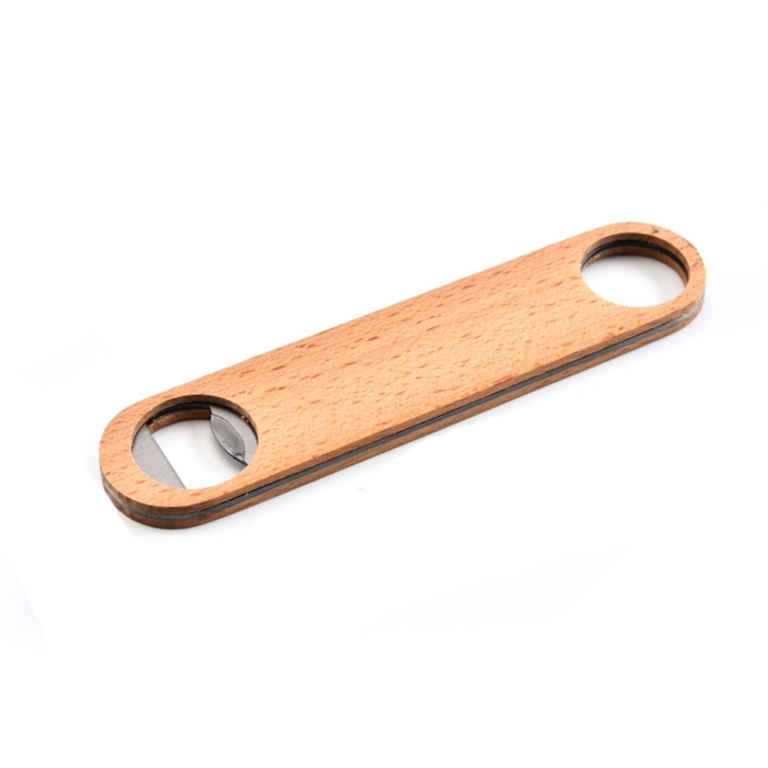 Large Wood Bottle Opener