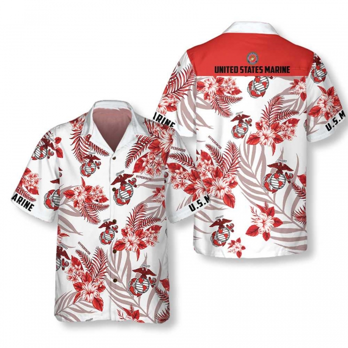 All-over Print Hawaiian Shirt