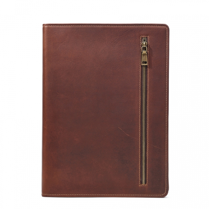 12.9“ Leather Zippered Padfolio