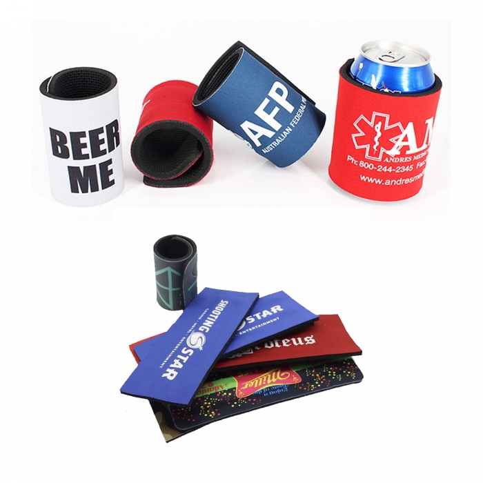 Neoprene Slap Wrap Can Cooler Sleeves