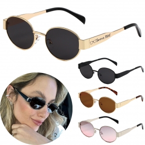 Retro Oval Sunglasses for Women & Men