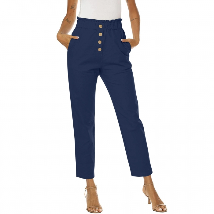 Womens Casual Loose Pants with Pockets