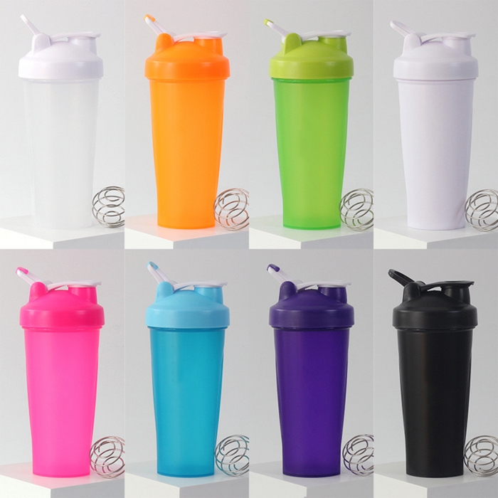 20 Oz Gym Cup BPA Free PlasticShaker Bottle Protein With Mixing Ball