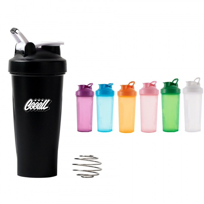 20 Oz Gym Cup BPA Free PlasticShaker Bottle Protein With Mixing Ball