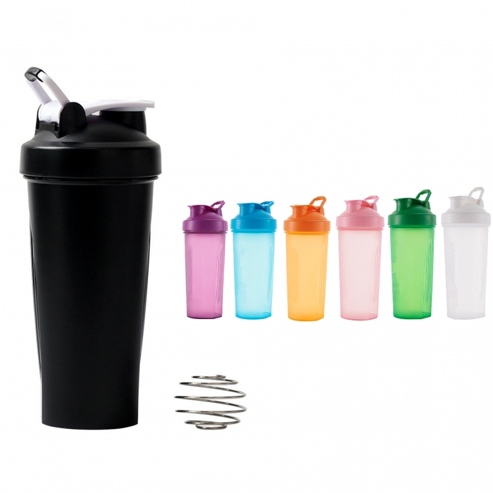 20 Oz Gym Cup BPA Free PlasticShaker Bottle Protein With Mixing Ball