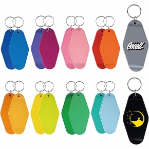 Full Color Plastic Hotel Keychain