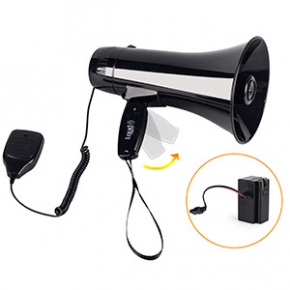 Megaphone with Siren Bullhorn 30 Watt Bullhorn Speaker