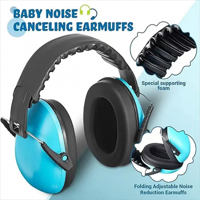 Comfortable Childrens Noise-Canceling Earmuffs