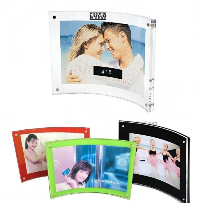 Curved Acrylic Photo Frame