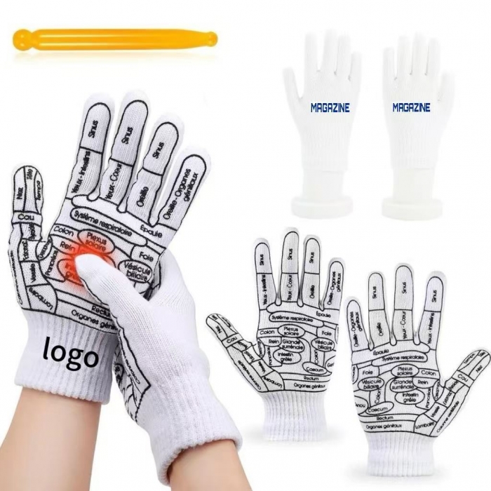 Hand Acupressure Massage Reflexology Gloves