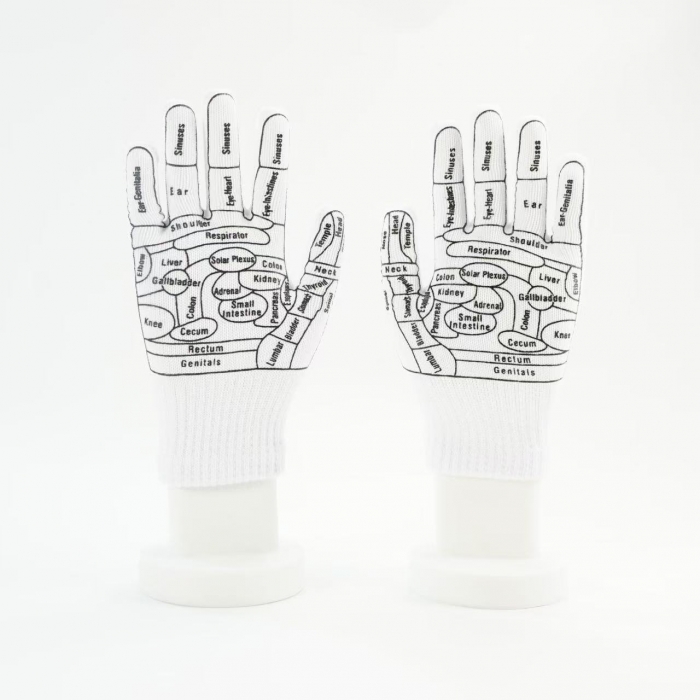 Hand Acupressure Massage Reflexology Gloves