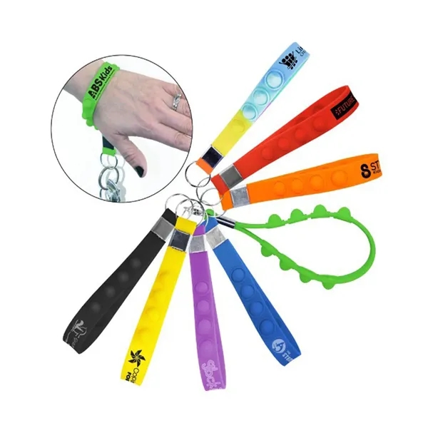 Popper Stress Reliever Key Chain