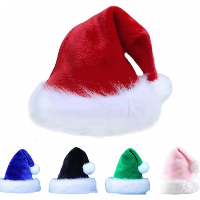 Plush Christmas Santa Hat