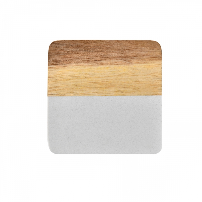 Bamboo/Marble Square Coaster