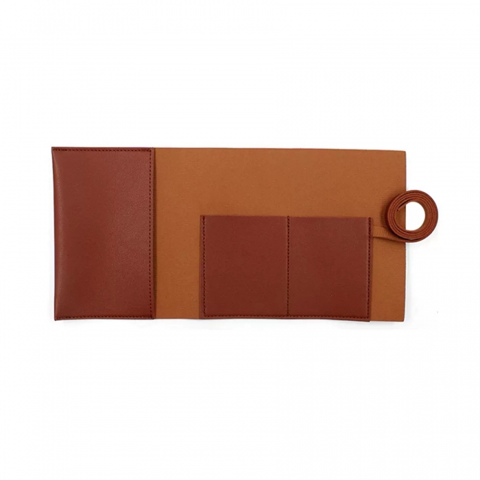 Leather Cable Bag Cord Organizer Wrap