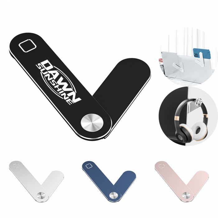 Magnetic Aluminum Alloy Laptop-Attached Phone Mount