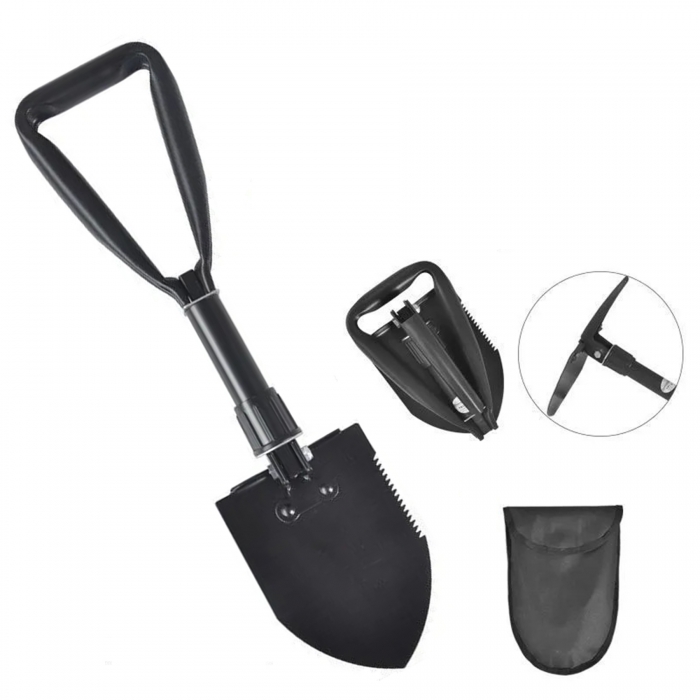 Foldable Shovel w/ Serrated Edge