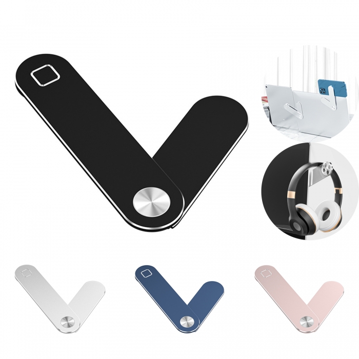 Magnetic Aluminum Alloy Laptop-Attached Phone Mount