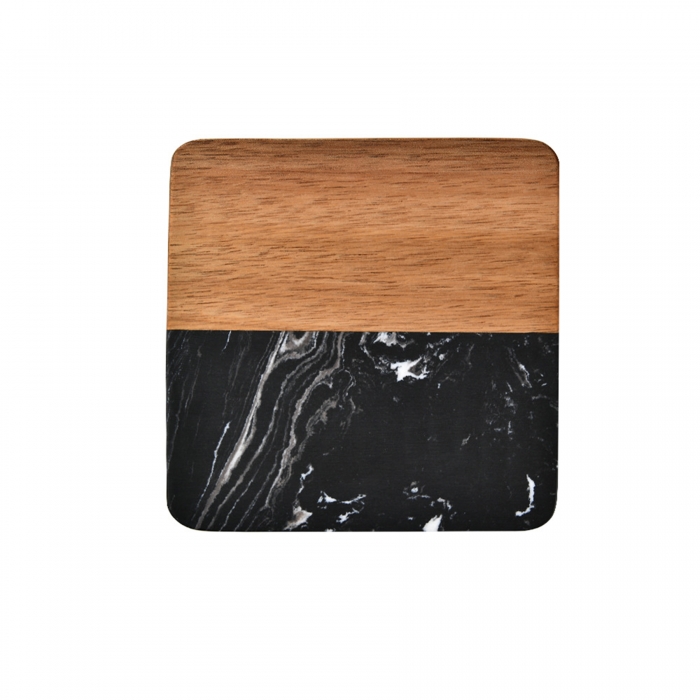 Bamboo/Marble Square Coaster
