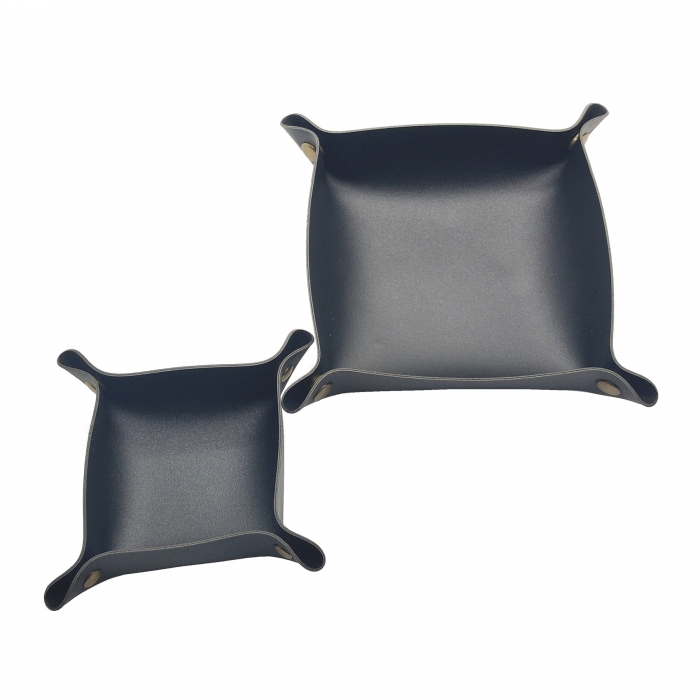 Foldable PU Leather Valet Tray