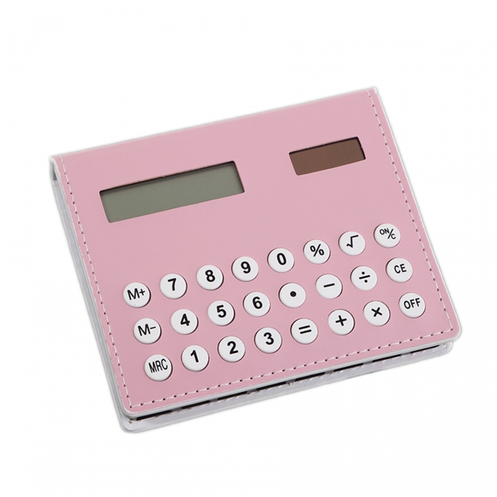 Colored Self-Stick Memo Note Pads Set with Calculator