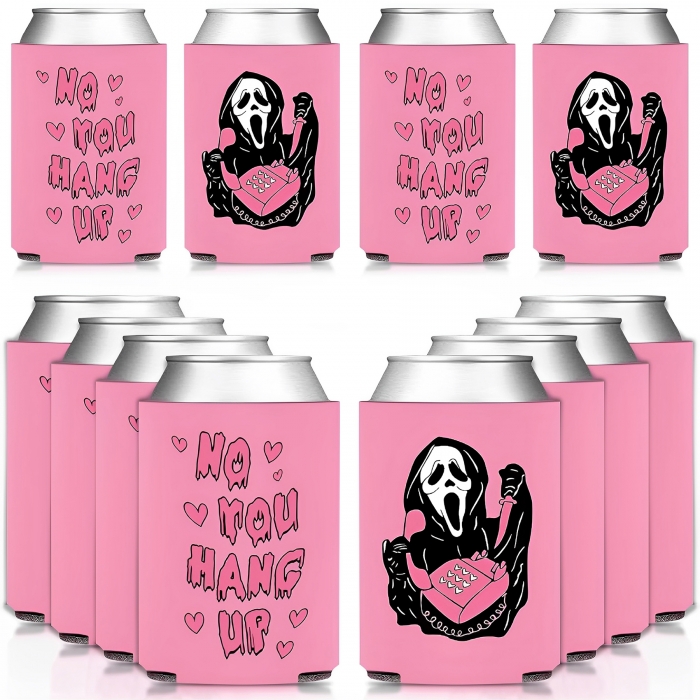 Halloween Can Cooler Full Color Imprint