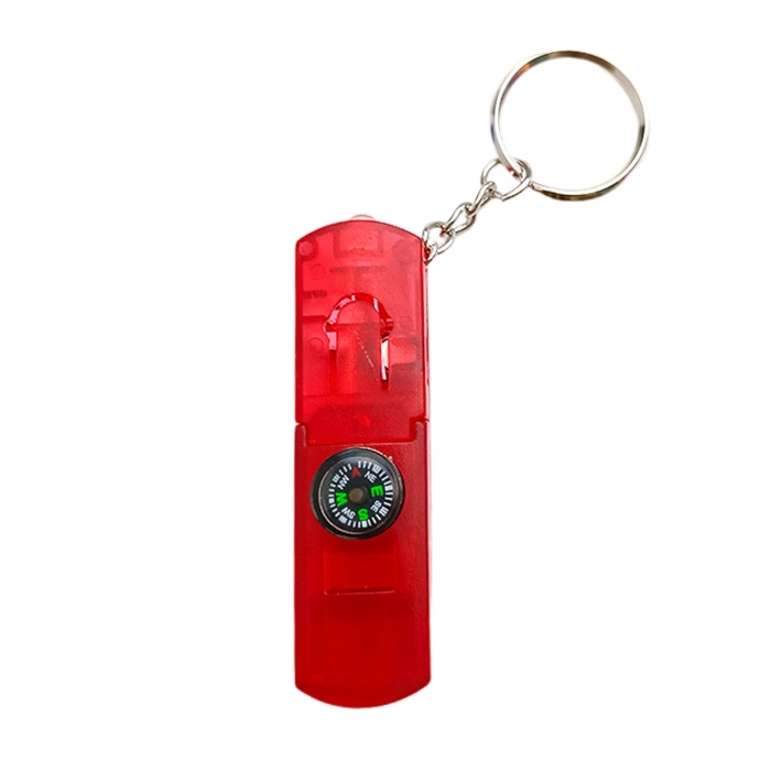 Multifunctional Lighting Whistle Keychain