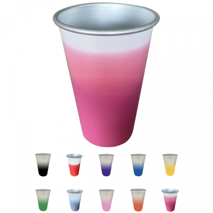 14oz Full Color Changing Aluminum Cup