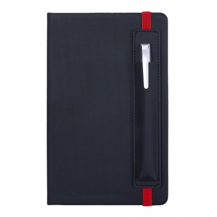 Durable Notebook With Pen Holder