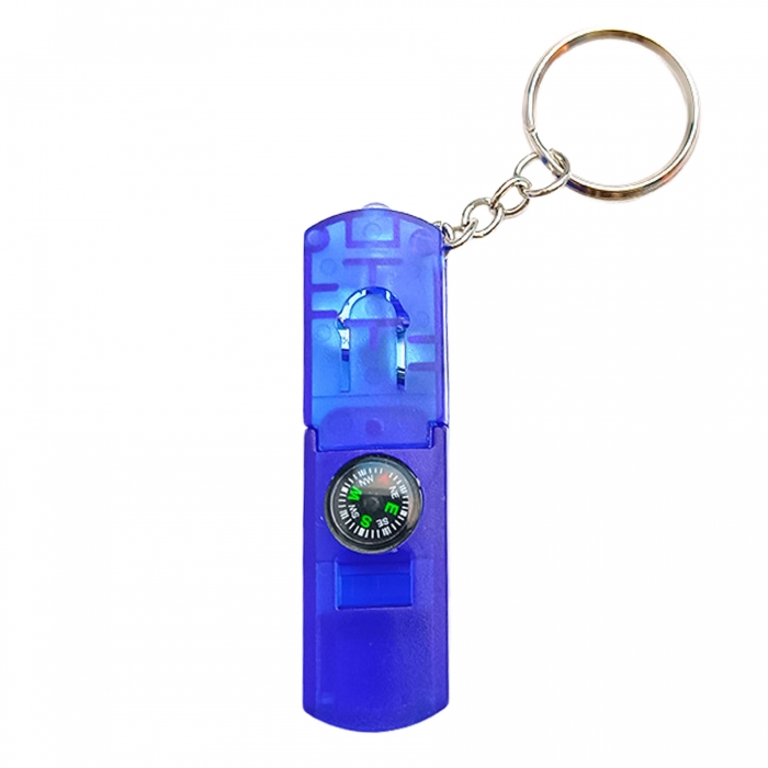 Multifunctional Lighting Whistle Keychain
