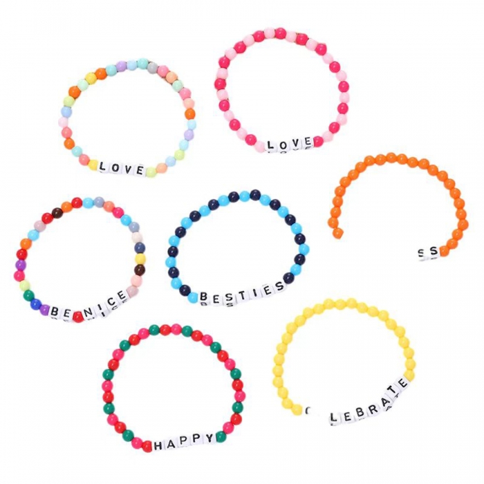 Mixed Color Beads Bracelet