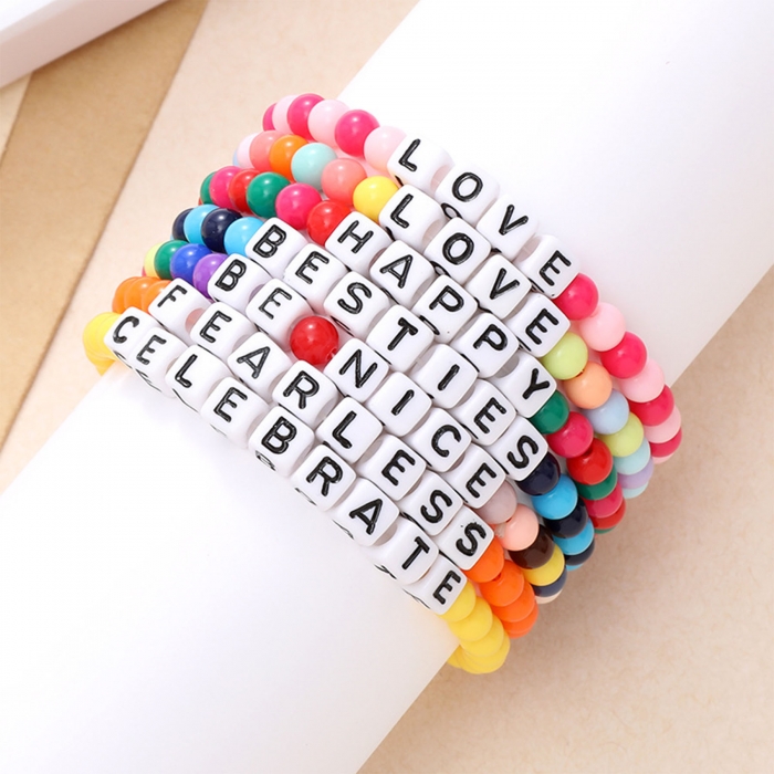 Mixed Color Beads Bracelet