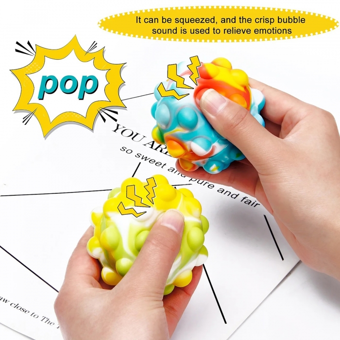 Custom 3D Push Pop Ball